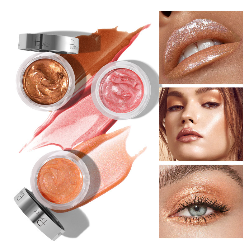 Dual-Use Repair Liquid Color Glittering Blush