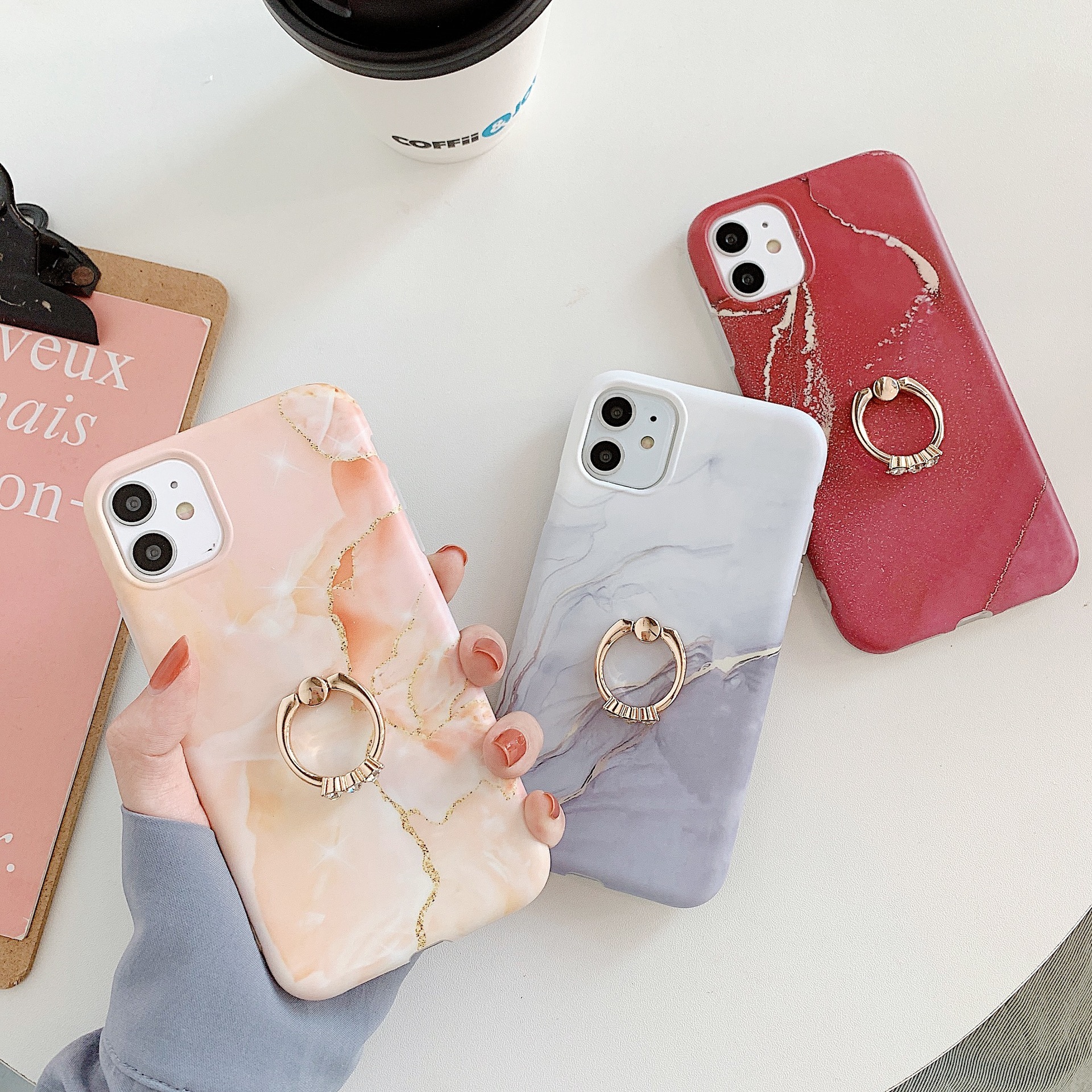 Marble Ring Phone Case