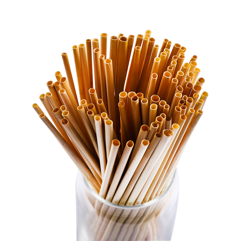 Natural Wheat Straw Reusable Drinking Straws