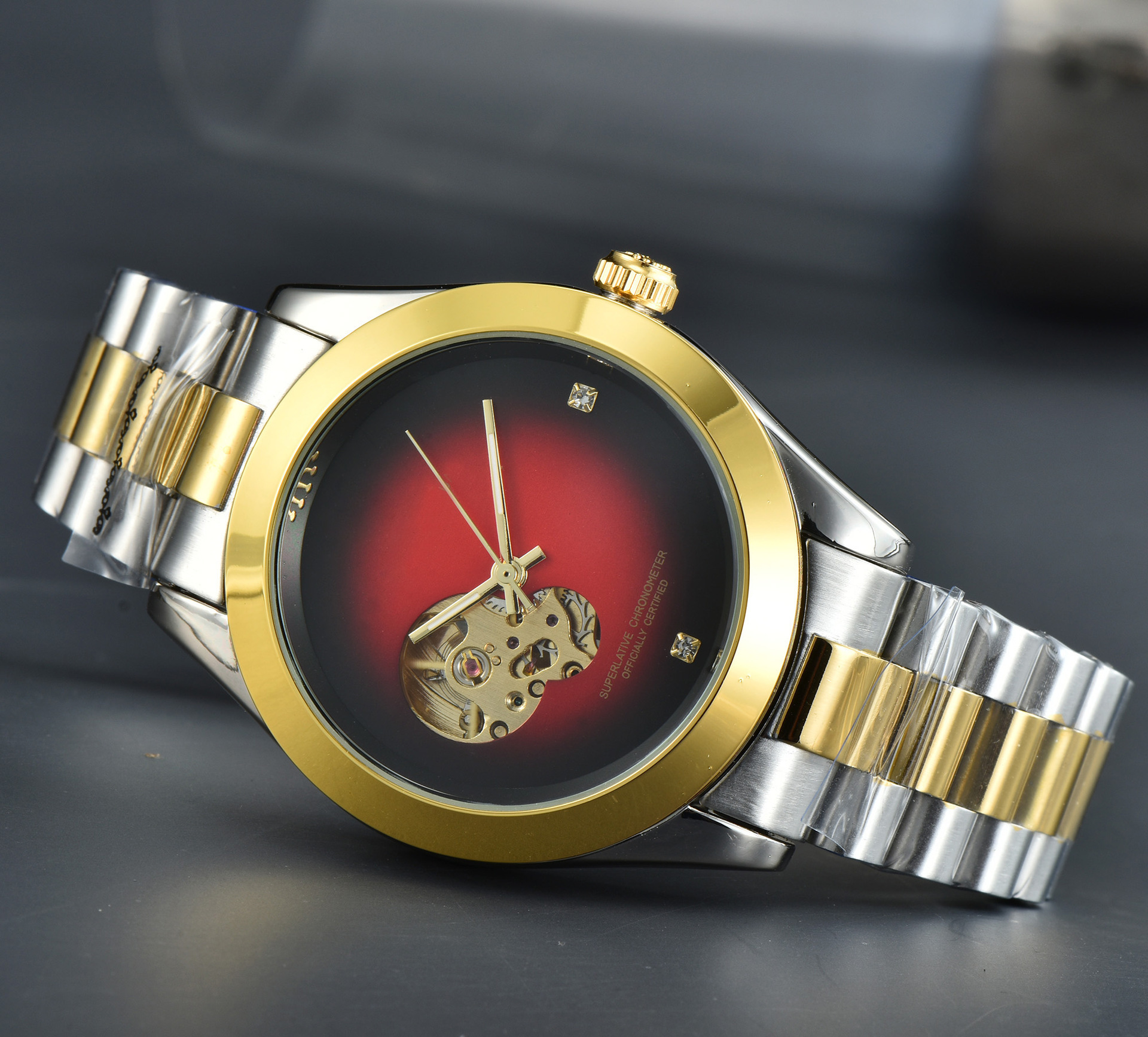 Hollow Men's Mechanical Casual Watch - Image 2