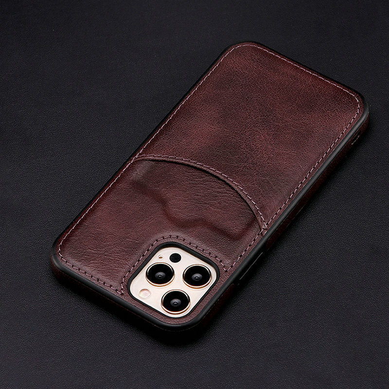 Protective Busseniss Leather Case For I Phone - Image 5