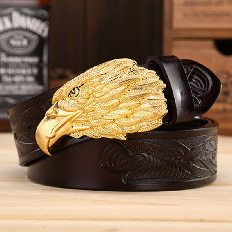Men's Fashion Eagle Leather Belt - Image 5
