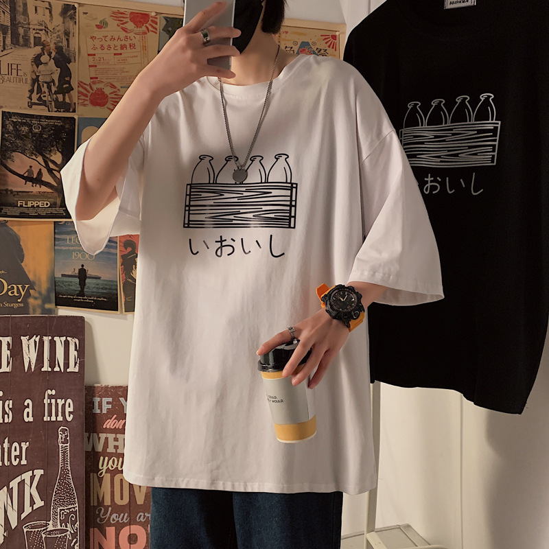 Loose Printed Drop Shoulder T-Shirts - Image 4