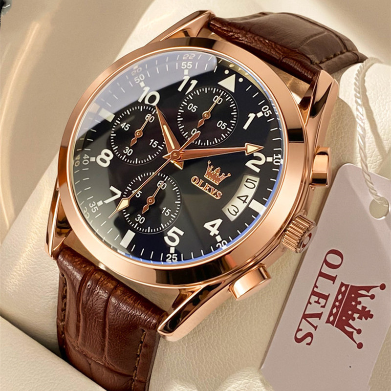 Waterproof Luminous Luxury Mens Quartz Watch