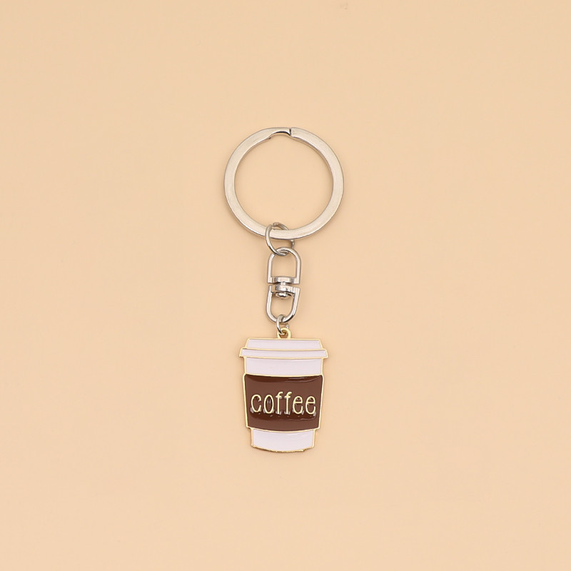 Milk Coffee Diy Couple Keychain Pendant - Image 5