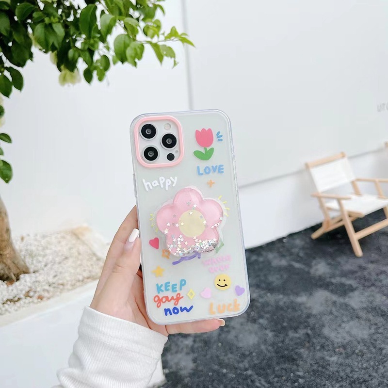 Simple Flower Silicone Phone Case - Image 5