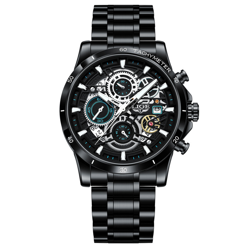 Multifunctional Skeleton Quartz Watch - Image 8