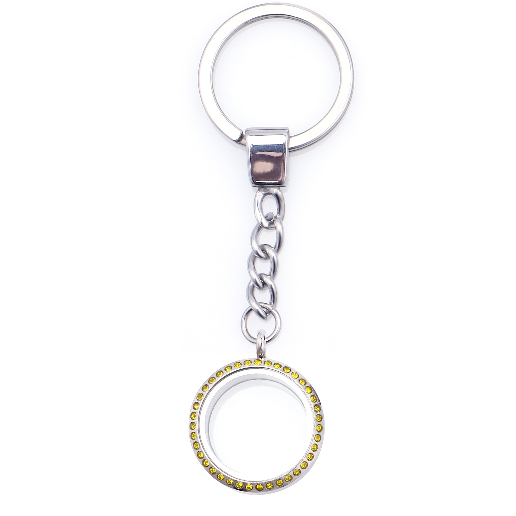 Fashionable Stainless Steel Keychain Pendant - Image 4