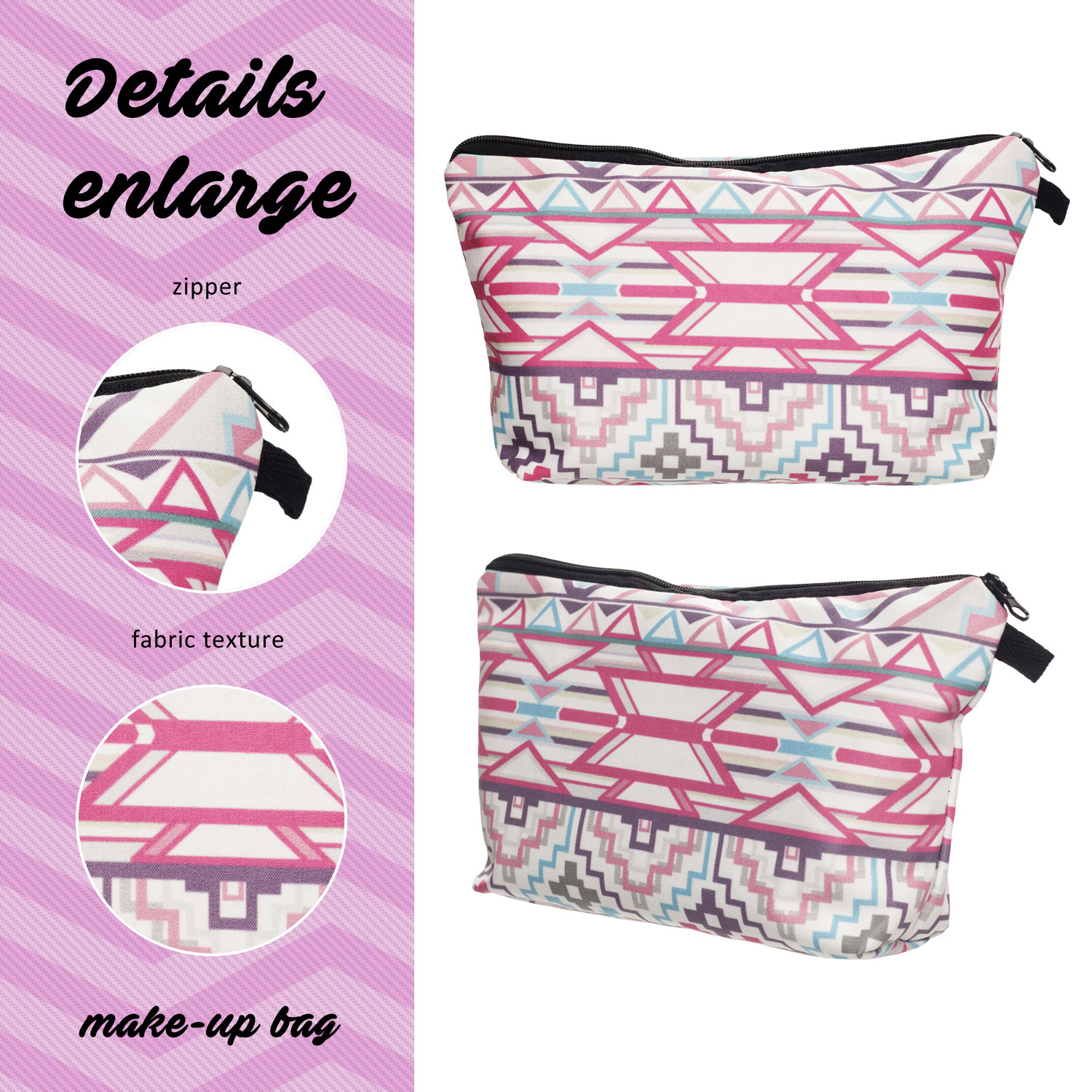 Digital Printing Aztek Cosmetic Bag