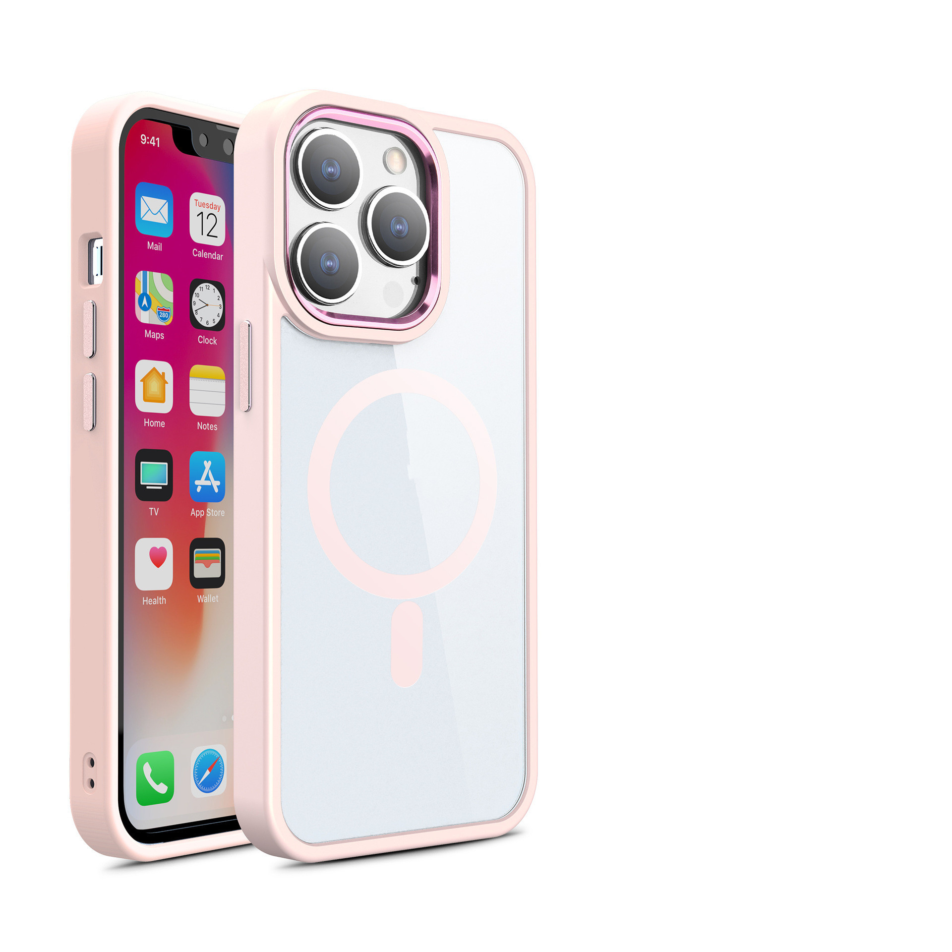 Magnetic Transparent Protective Phone Case - Image 5