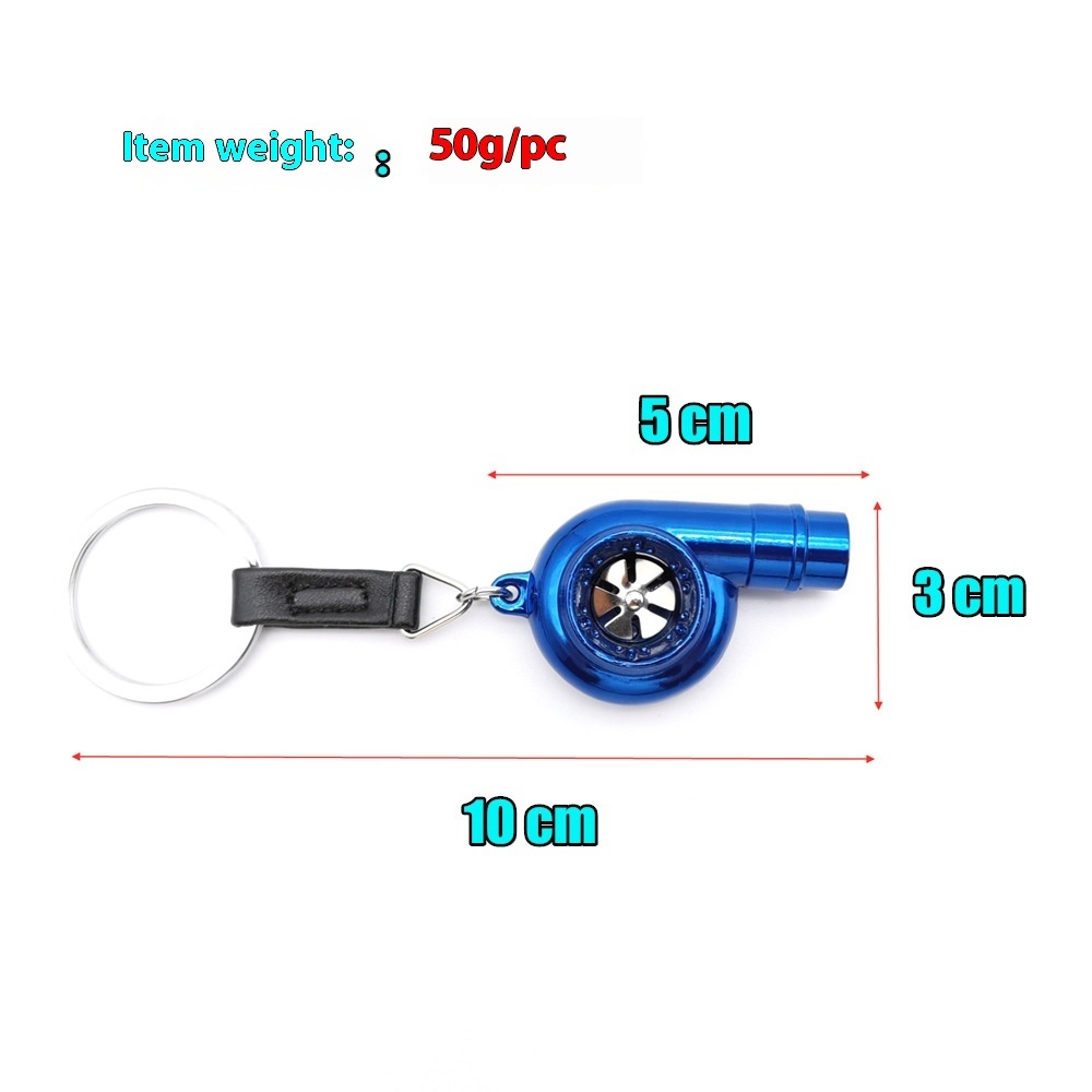 Car Turbo Whistle Alloy Metal Keychains - Image 8