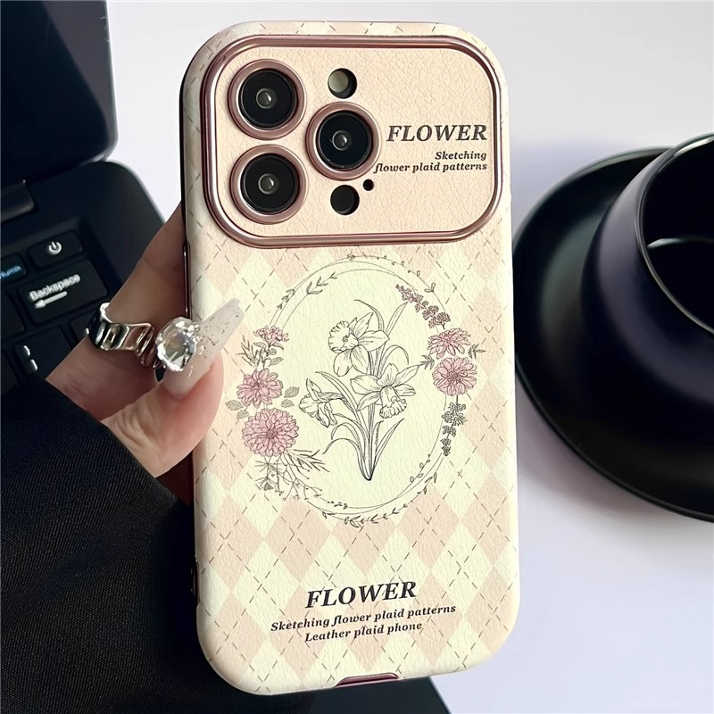 Silicone Large Window Veneer Phone Case