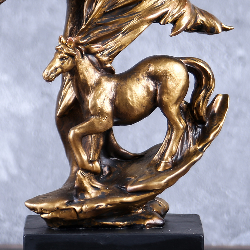 Trongwell Home Decor Bronze Horse Sculpture - Image 5