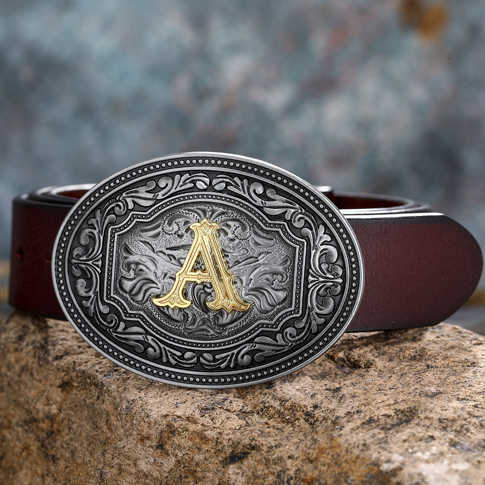 Floral Letter Buckle Belts - Image 5