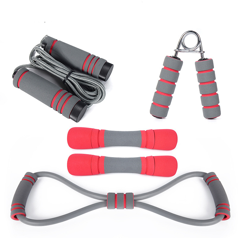 Fitness Skipping Rope Spring Grip Chest Expander