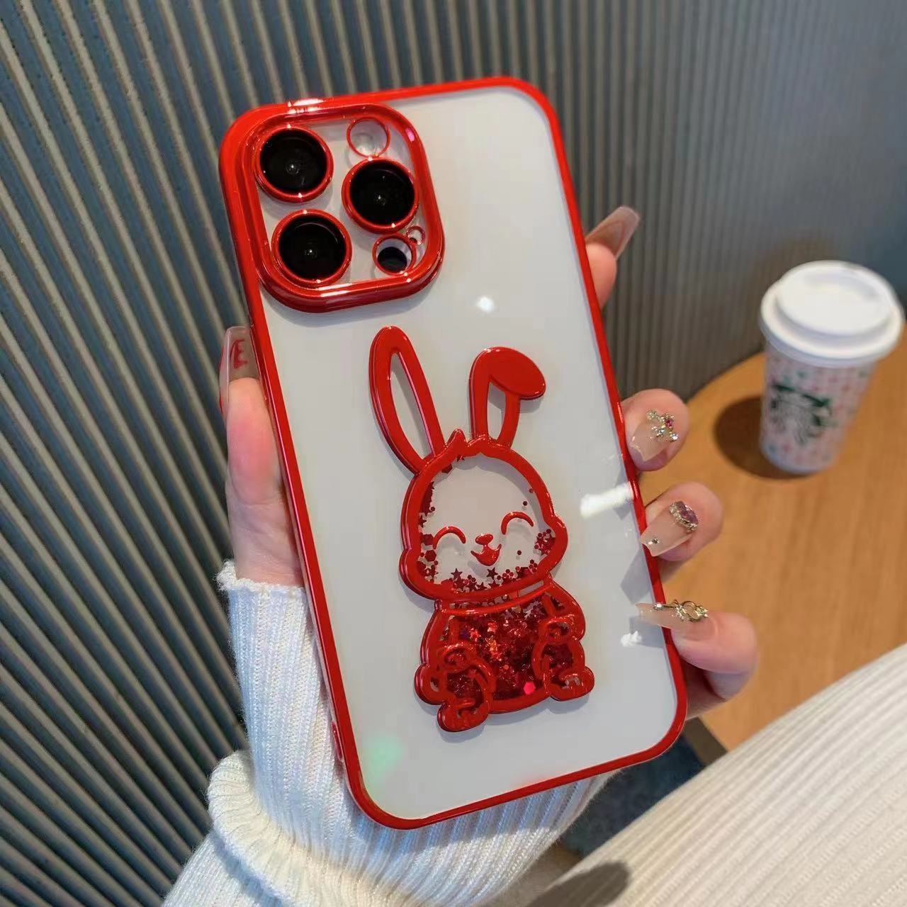 Plastic Electroplating Lens Protector Phone Case - Image 3