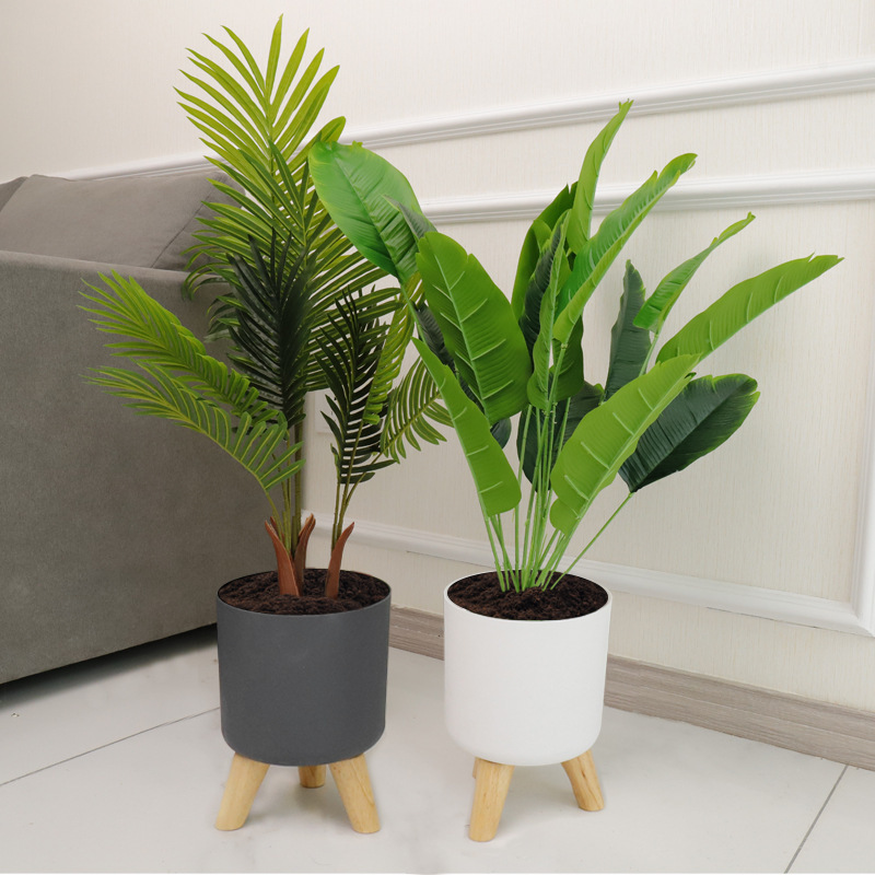 Lazy Self-Absorbent Round Floor Flower Pot