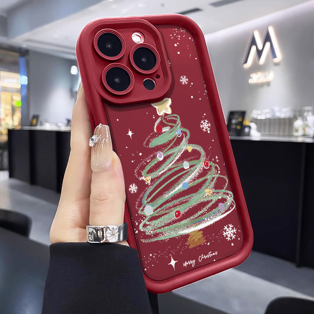 Silicone Christmas Tree Soft Phone Case - Image 4