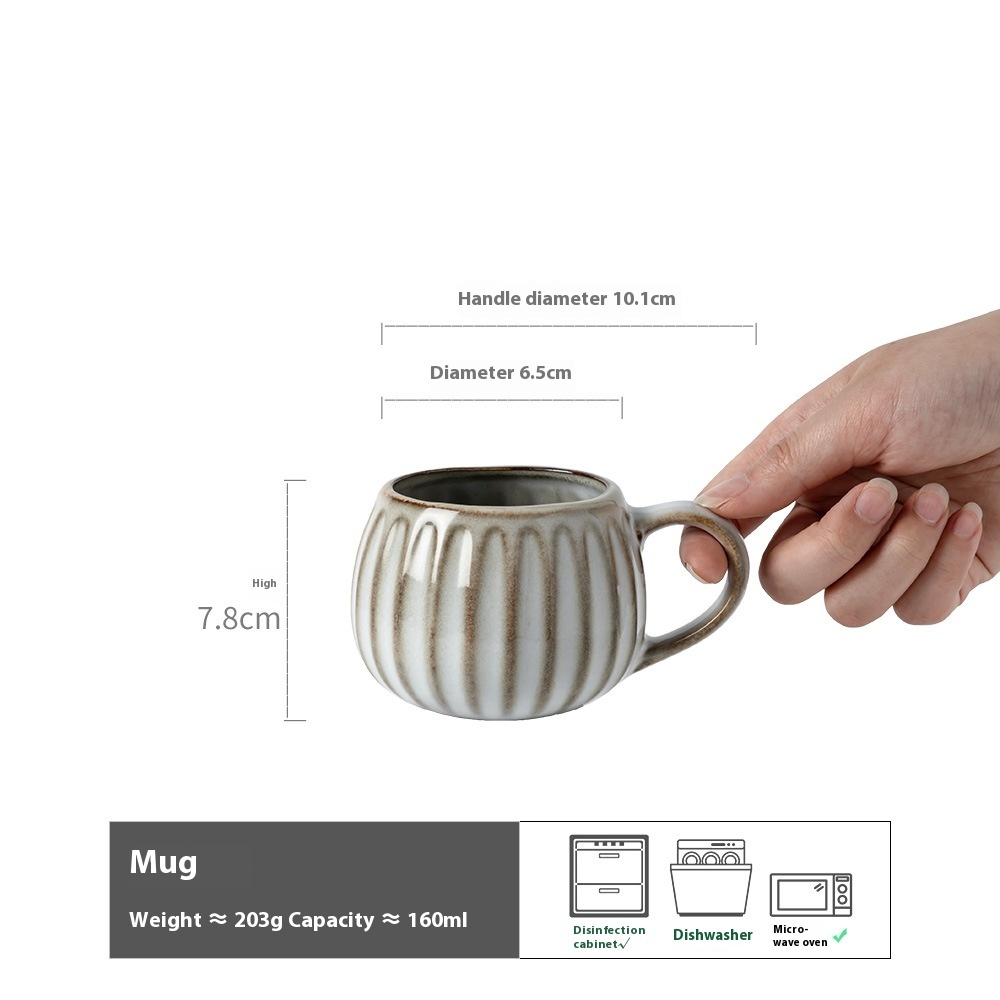 Creative American Embossed Ceramic Mug - Image 7