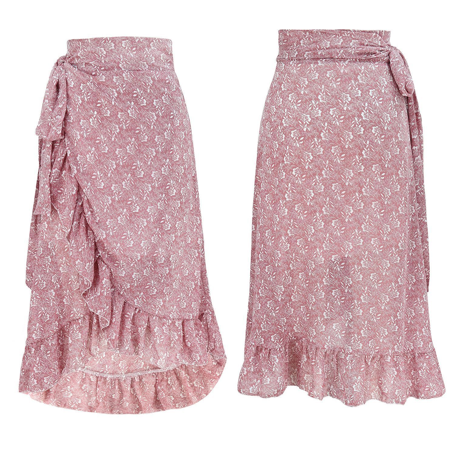 Long Black Knotted Woman Skirts - Image 4