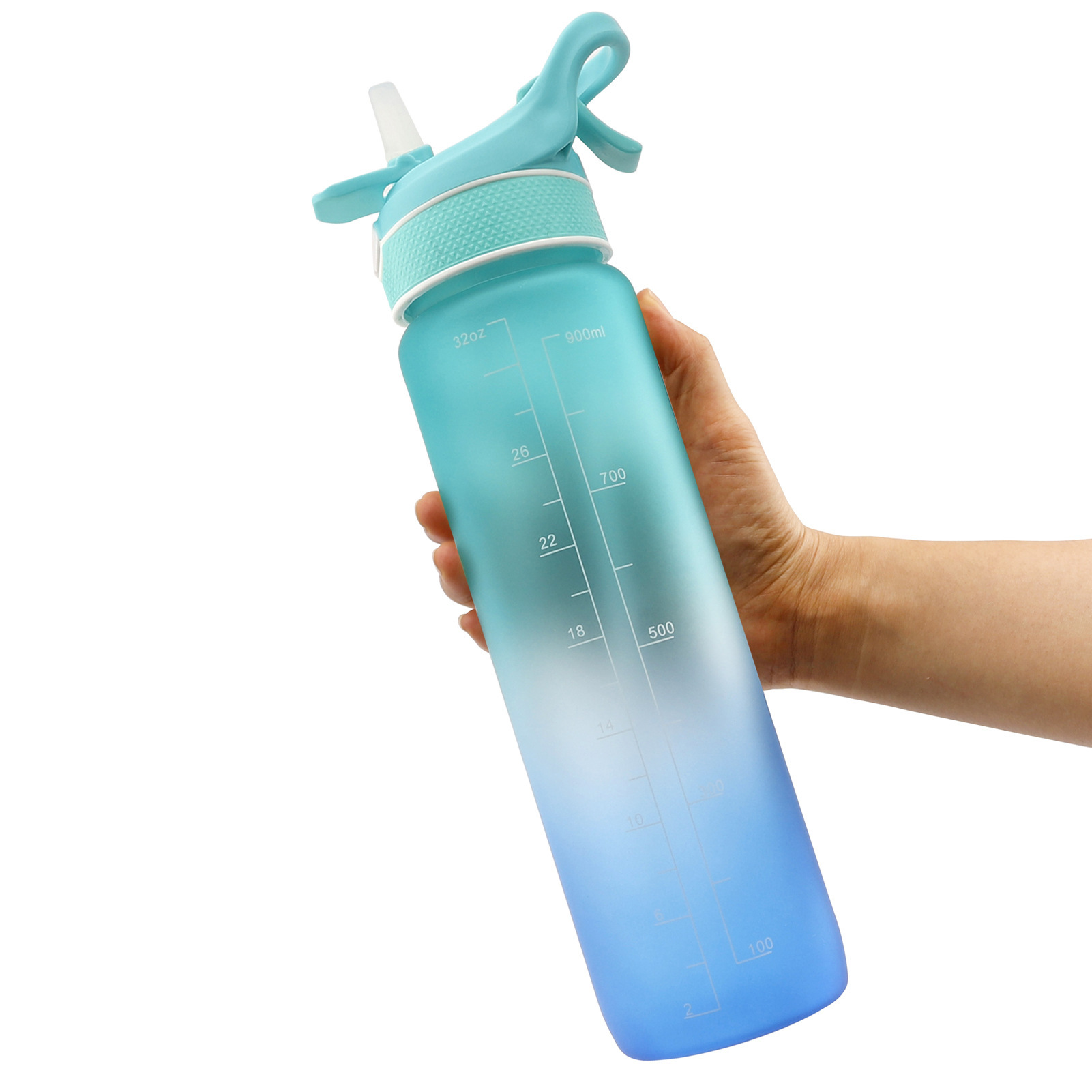Straw Space Cup Sports Water Bottle - Image 9