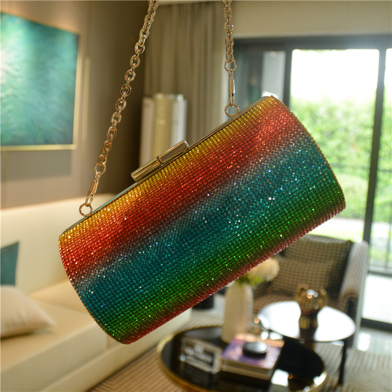 Rainbow Gradient Diamond Bag