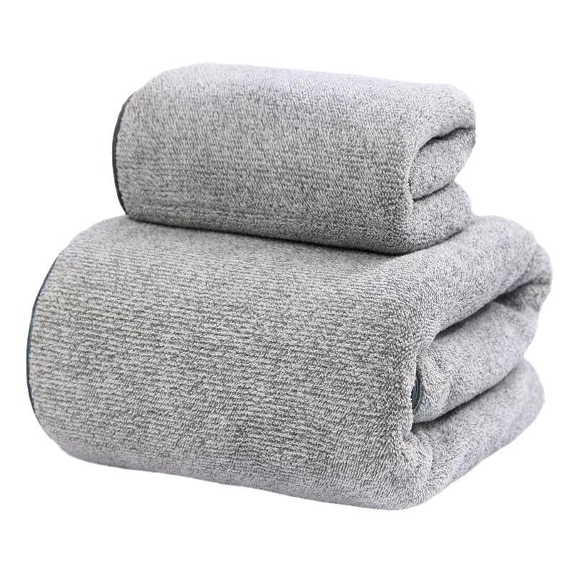 Thick Bamboo Fiber Coral Fleece Towel Suit - Image 3
