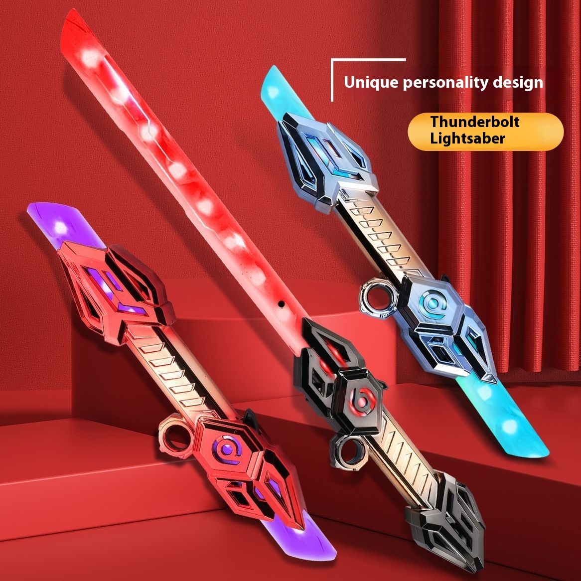Cool Telescopic Laser Sword Light Stick - Image 3