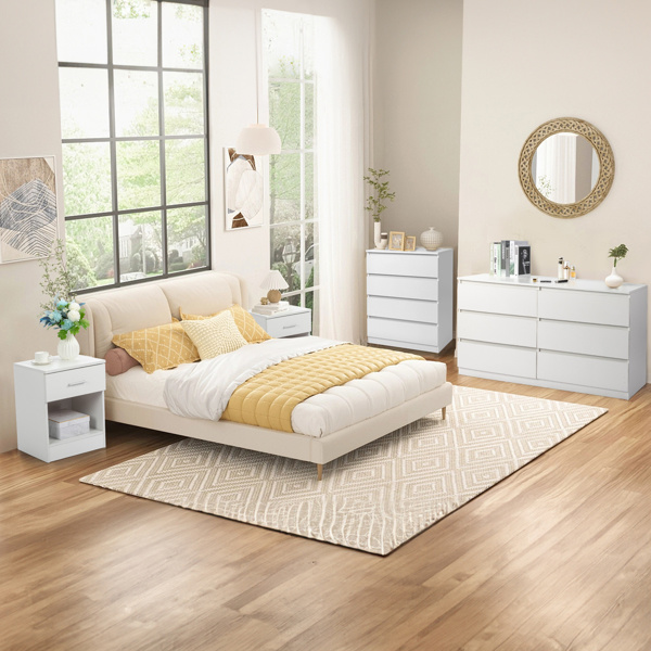 6 Drawer Wide Storage Cabinet - Image 8