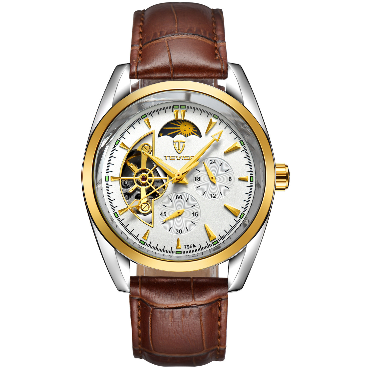 Waterproof Burst Through The End Tourbillon Watch