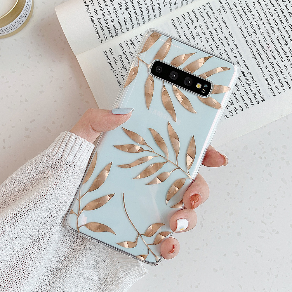 Electroplating Leaf Phone Case - Image 4