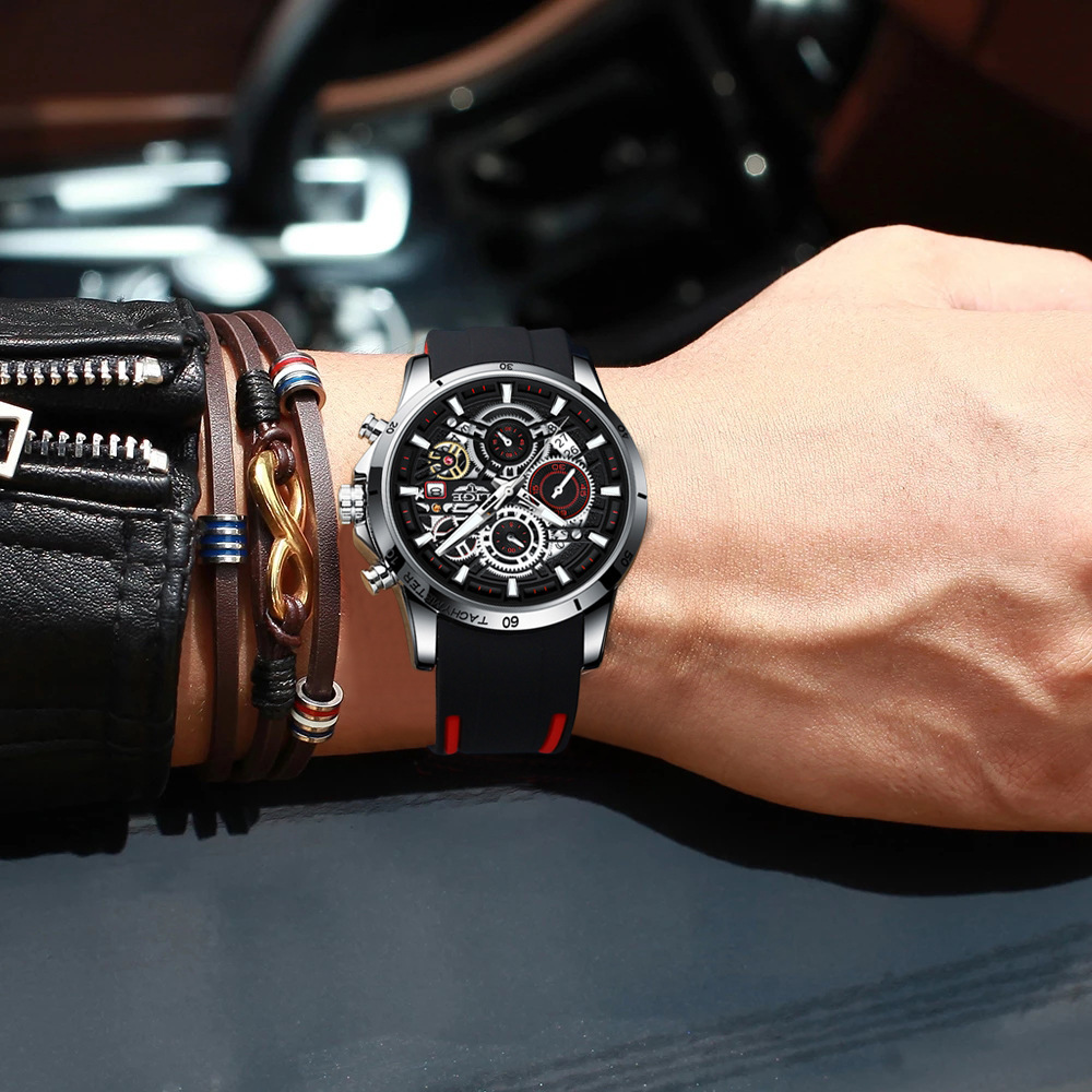 Multifunctional Skeleton Quartz Watch - Image 10