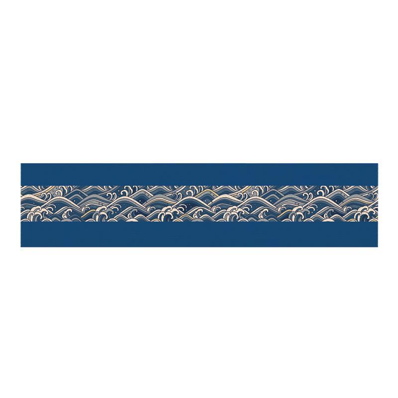 Modern And Simple Wavy Cotton And Linen Table Runner - Image 6