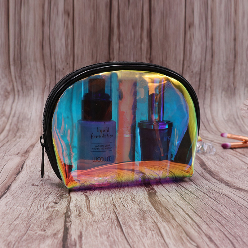 Symphony Laser Semicircle Travel Cosmetic Bag - Image 4