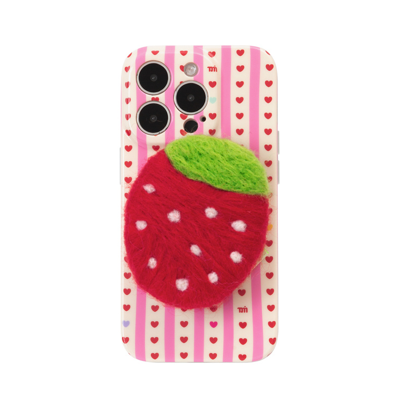 Women's Fashion Striped Berry Phone Case - Image 2