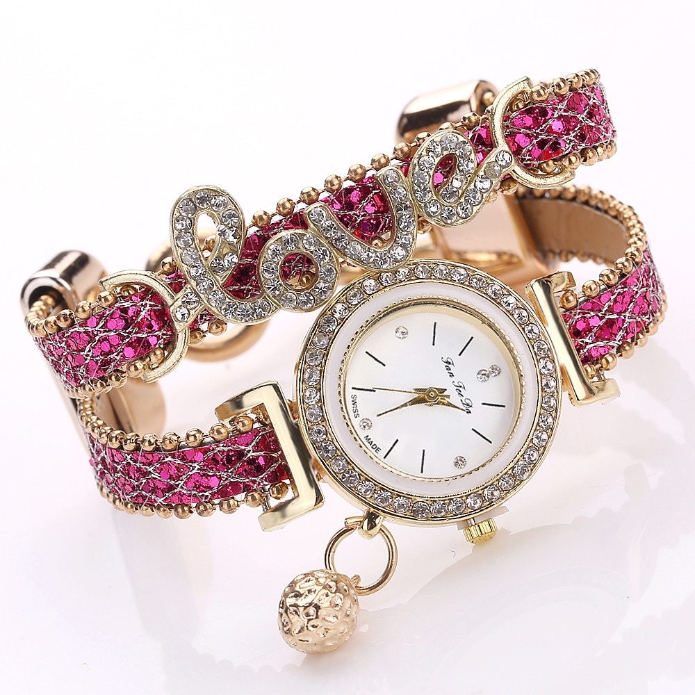 Women Rhinestones Wristwatch