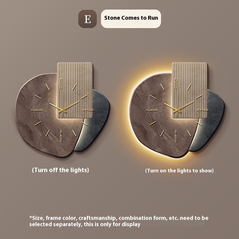 Modern Stone Brings Wall Clock - Image 4