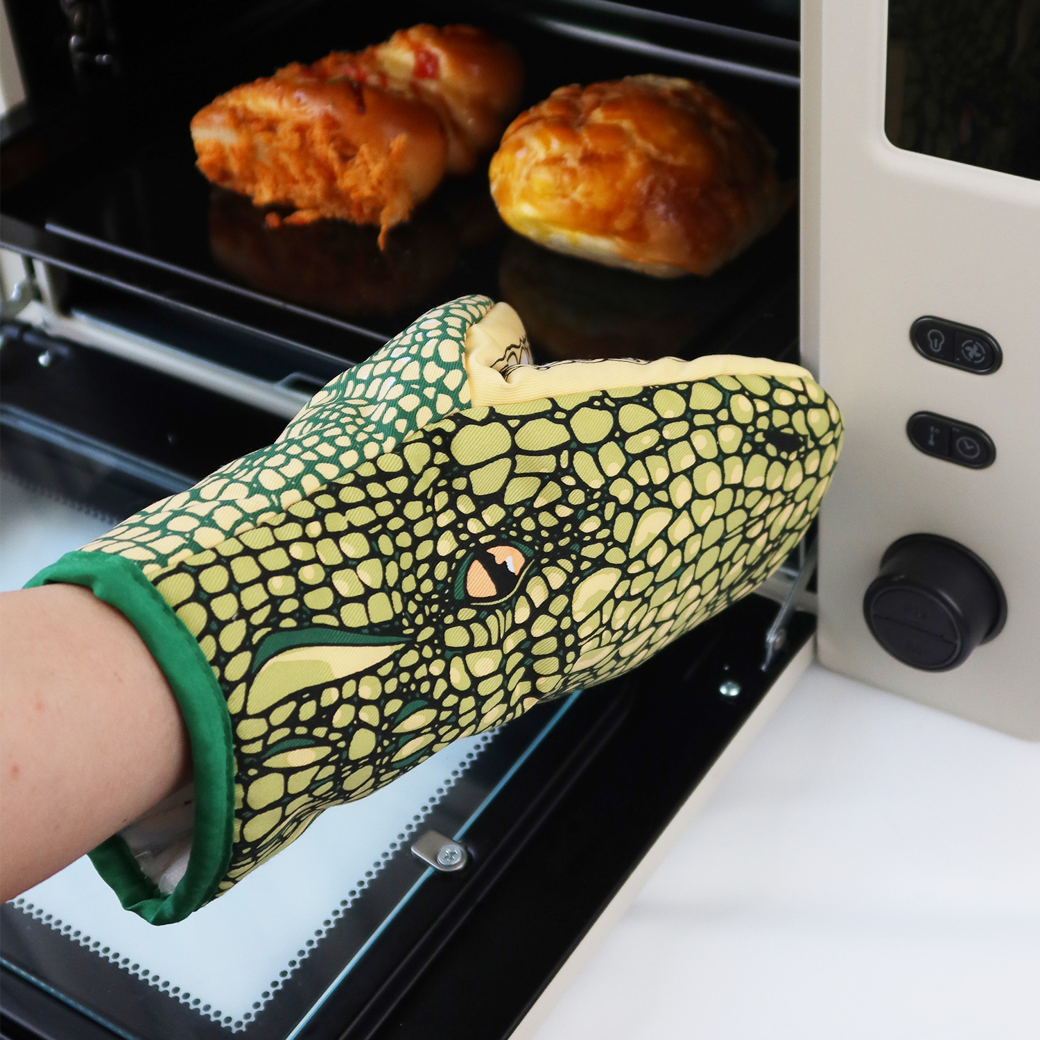 Thermal Insulation Thickening Oven BBQ Gloves