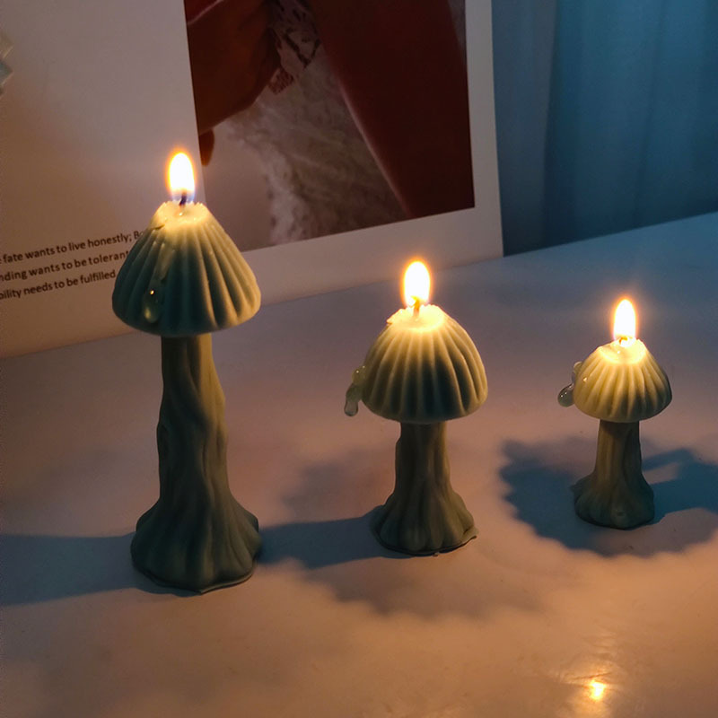 DIY Aromatherapy Mushroom Candle Silicone Mold - Image 6