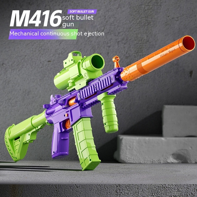 M416 Radish Throwing Shell Soft Bullet Gun Toy