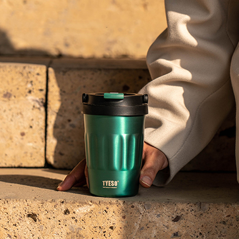 Portable Stainless Steel Retro Metal Coffee Sipper Mug - Image 6
