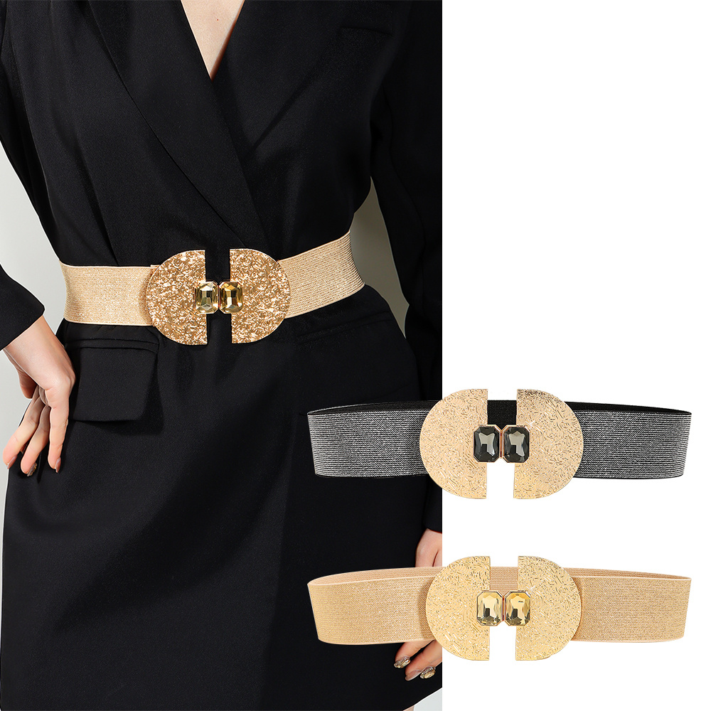 Women Simple Premium Glittering Belt With Pearls