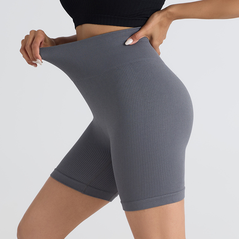 Seamless Thread Fitness Stretch Tight Shorts - Image 8