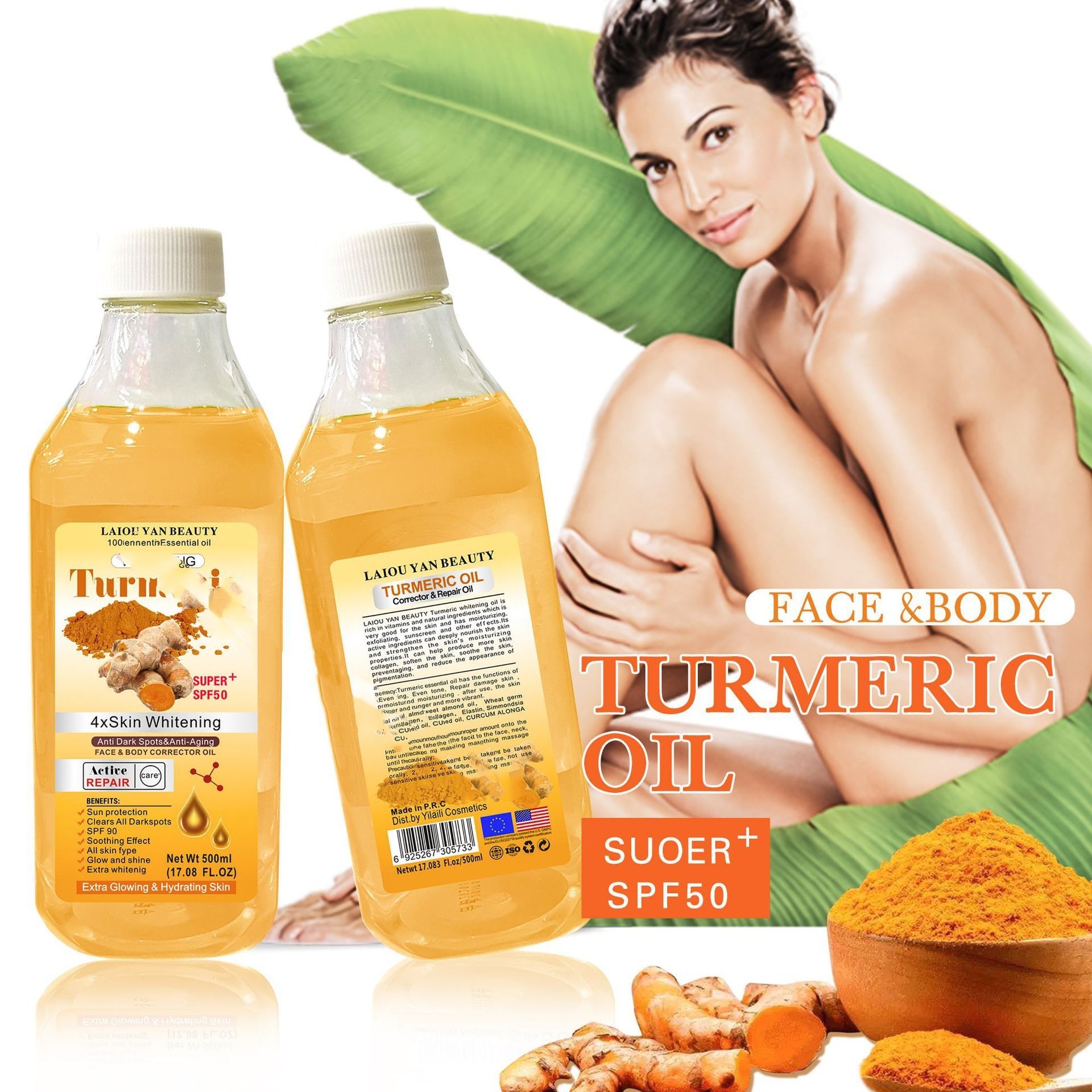 Turmeric Soothing Body Massage Oil