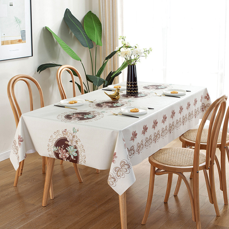 Waterproof Nordic Style PVC Tablecloth - Image 4