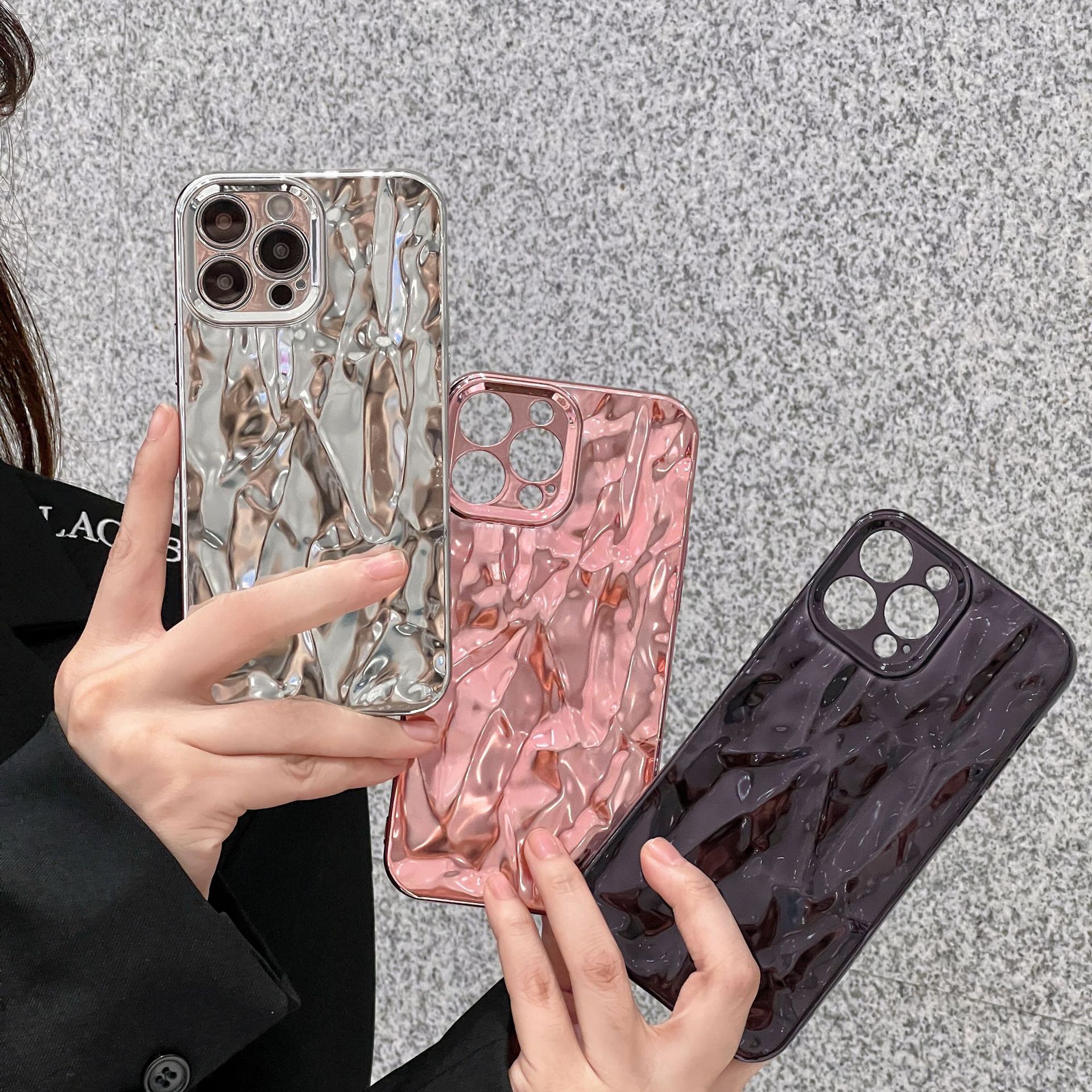 Electroplating Yinshan Crack Phone Case
