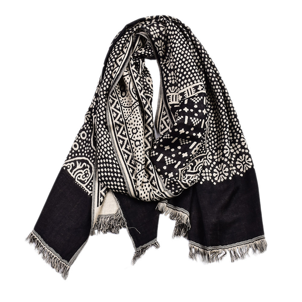 Short Beard Ethnic Style Scarf - Image 2