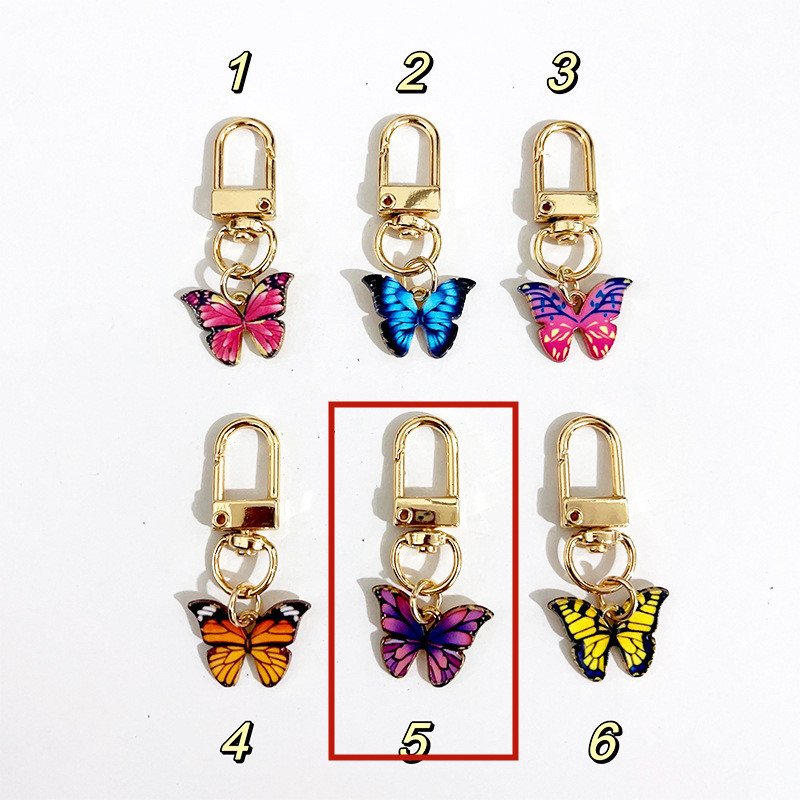 Creative Mini Small Butterfly Keychain Pendant - Image 7