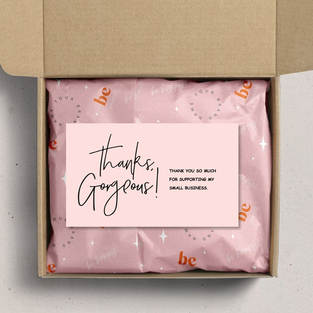 Thank You Card Coated Paper