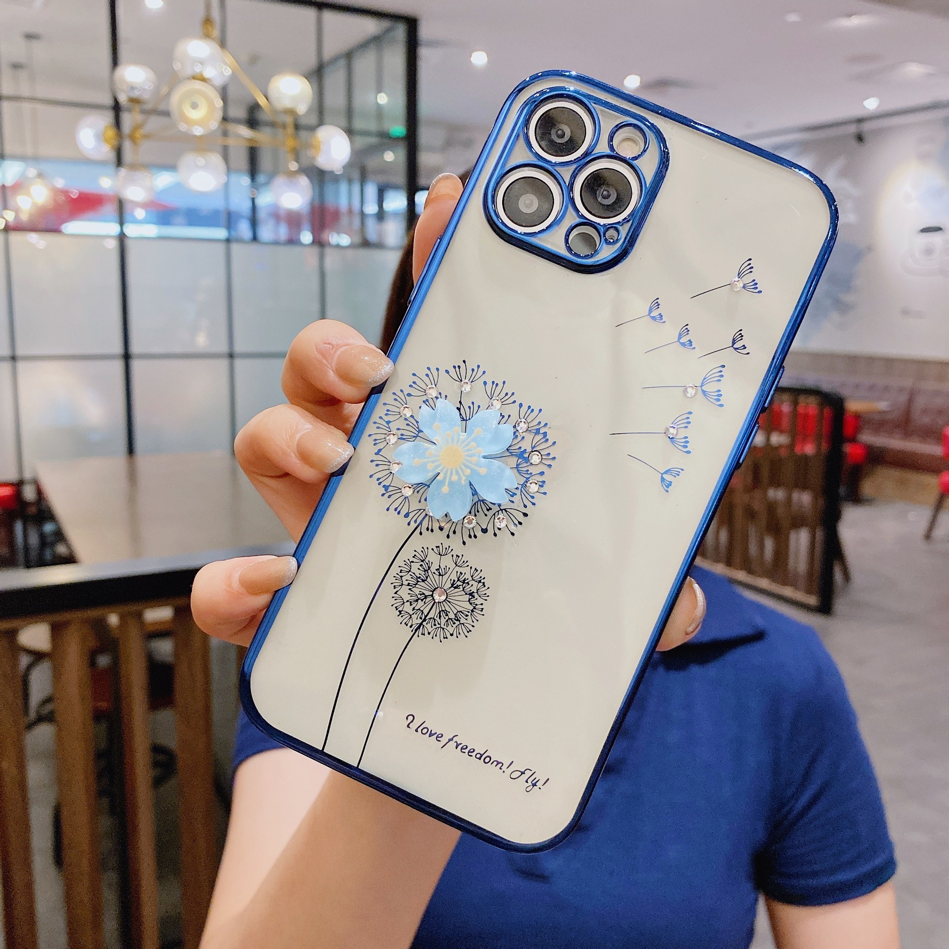 Luxury 3D Cute Flower Spin Holder Phone Case - Image 8